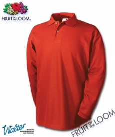 Produktbild "Longost Polo lg. Arm - Fruit of the Loom® Long Sleeve färbig"